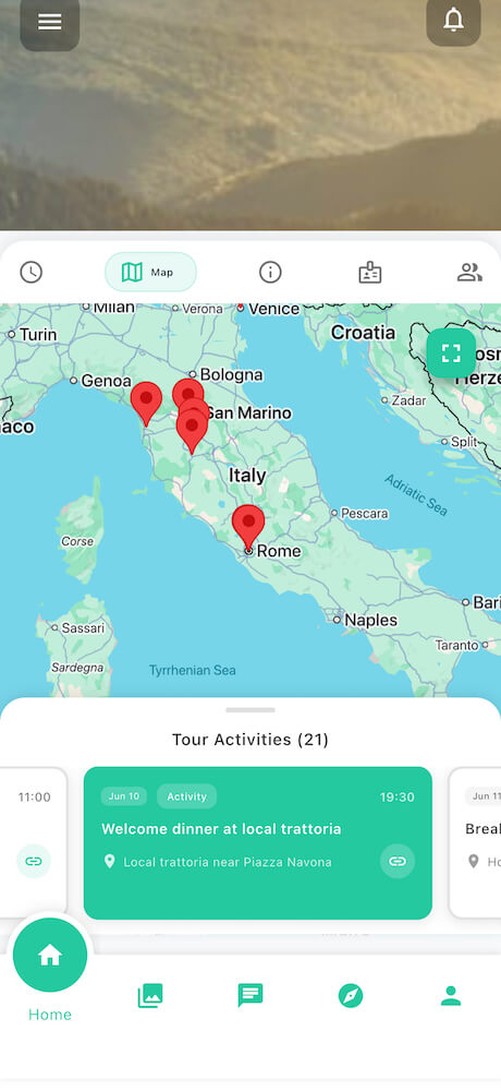 mobile screen